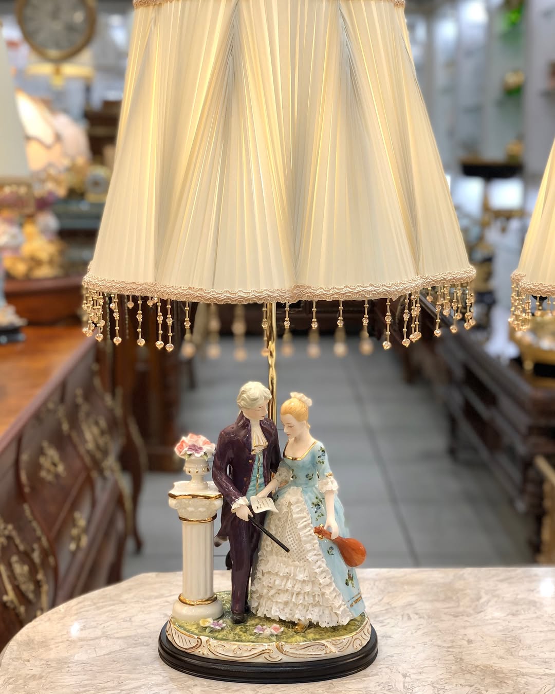 آباژورهای چینی پایه چوبی ، تماما کاردست - 