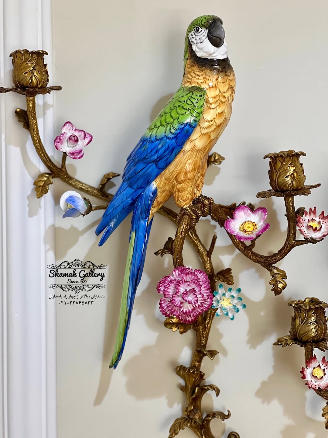 شمعدان طوطی دیواری - 