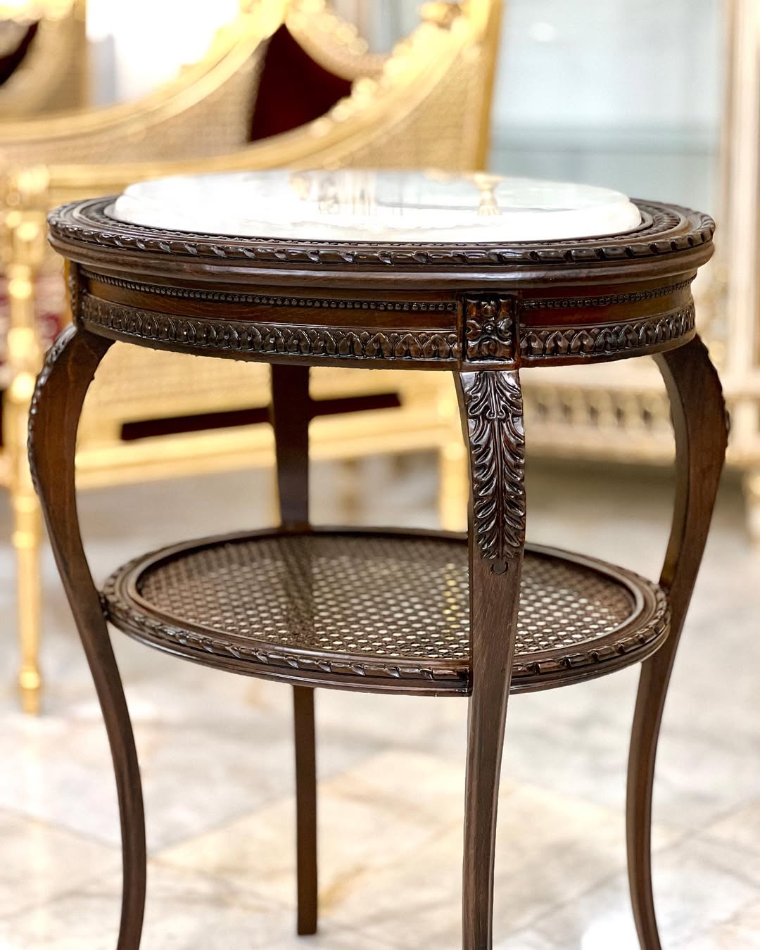 کافی ست گردویی حصیری - 