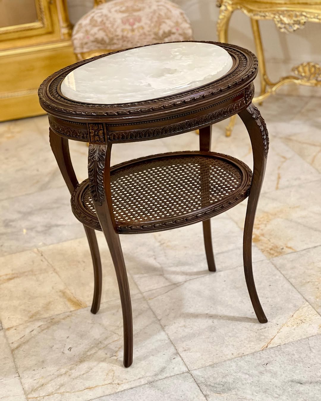 کافی ست گردویی حصیری - 