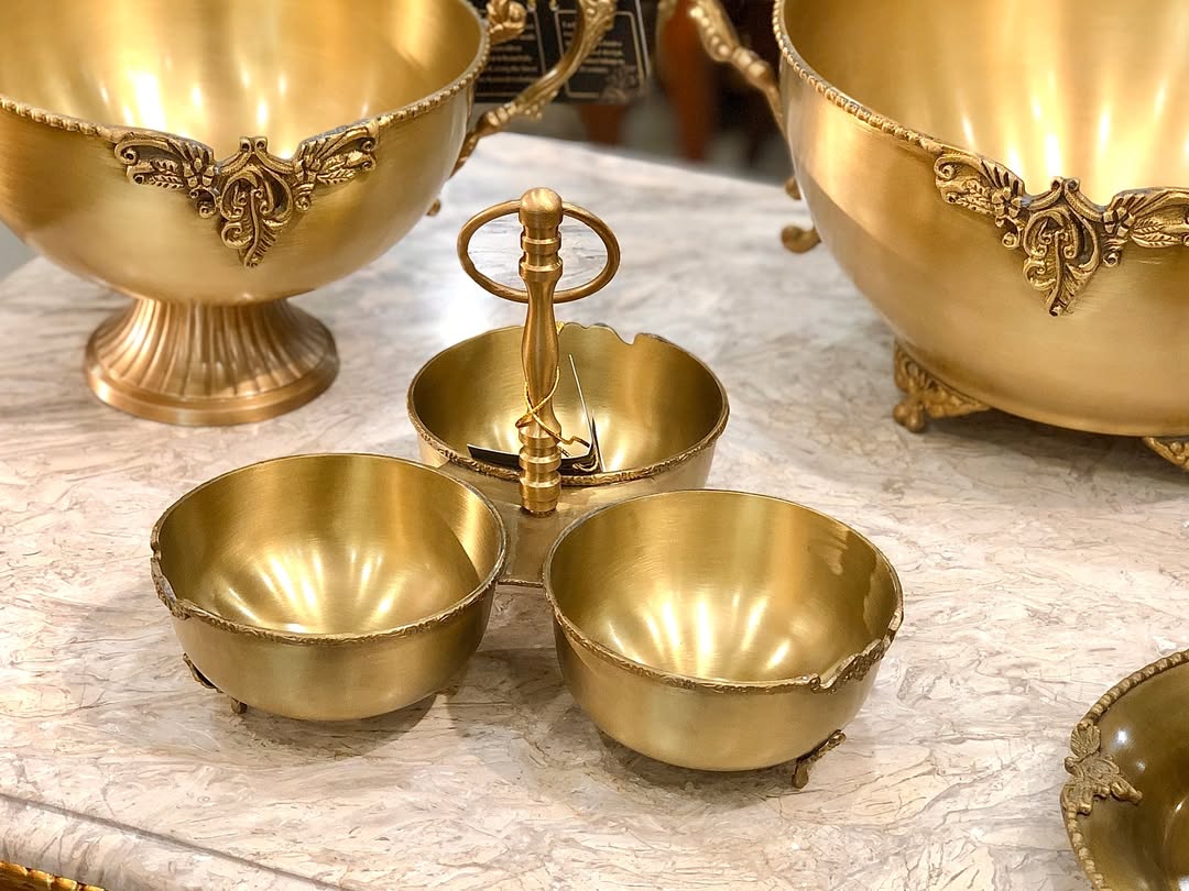 میوه خوری برنجی - 