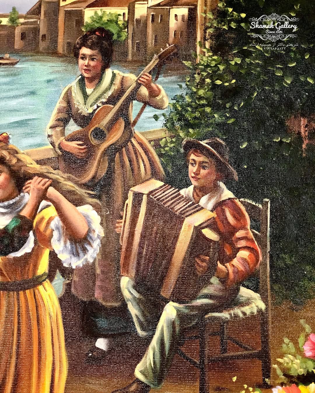 تابلو نقاشی رنگ روغن - 