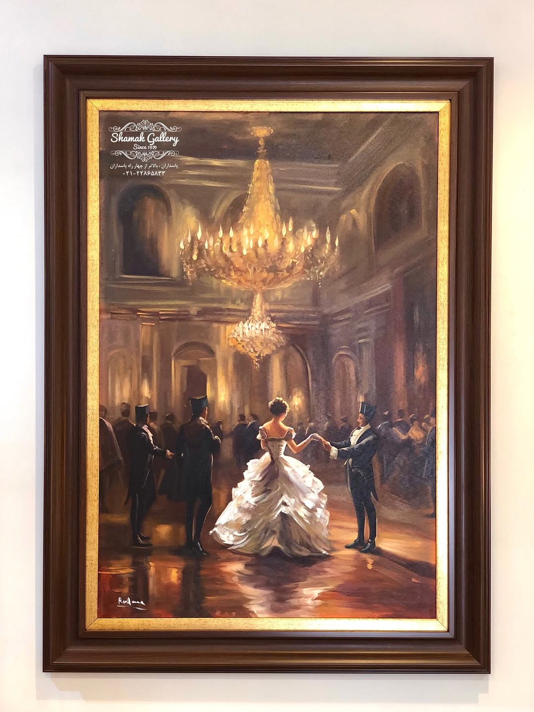 تابلو نقاشی جشن عروسی شاهزاده رنگ روغن  - 