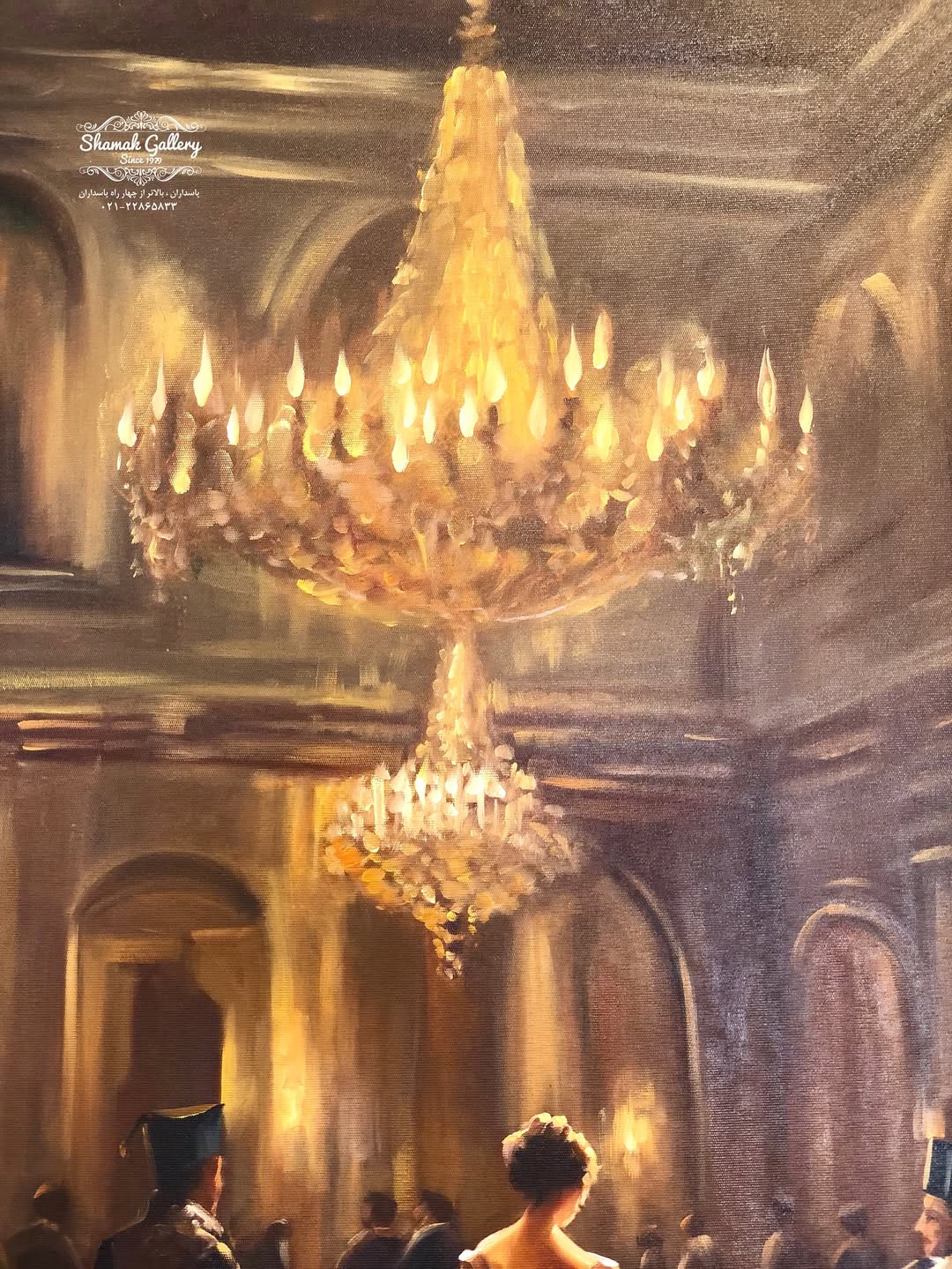 تابلو نقاشی جشن عروسی شاهزاده رنگ روغن  - 