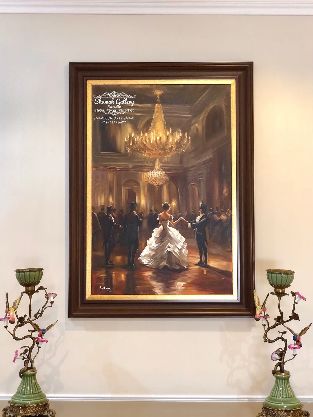 تابلو نقاشی جشن عروسی شاهزاده رنگ روغن  - 