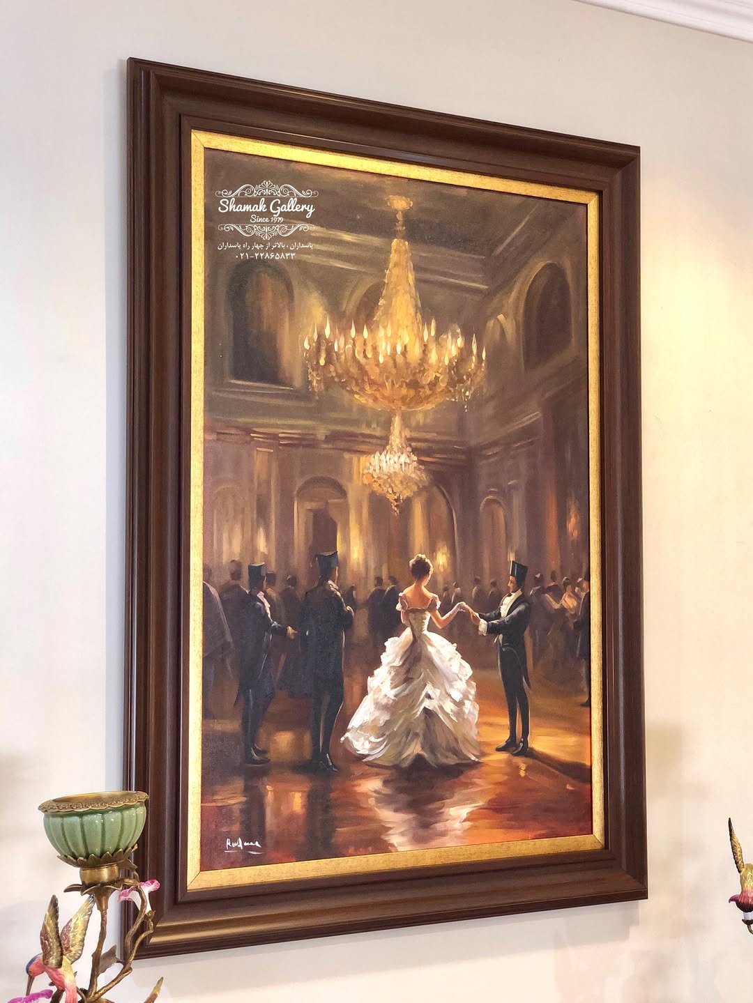 تابلو نقاشی جشن عروسی شاهزاده رنگ روغن  - 