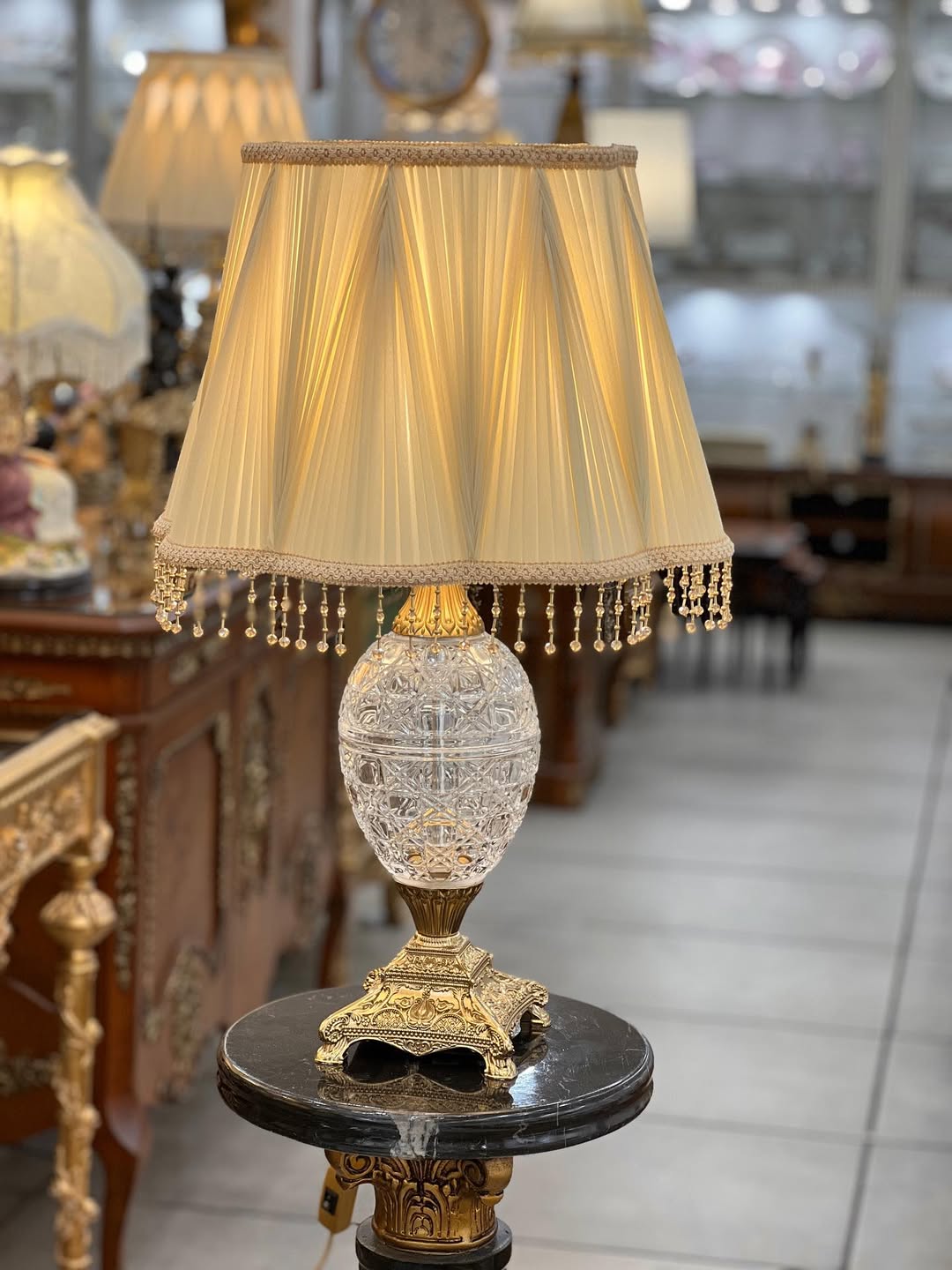 آباژورهای کاپی بلور و فلزی وارداتی - 