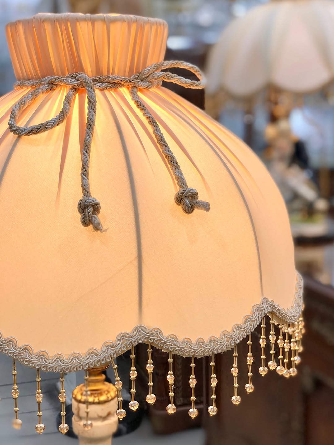 آباژور ستونی سنگ و برنجی - 