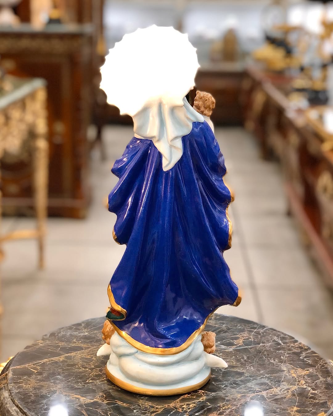 مجسمه‌‌ پرسلین دستساز  مریم مقدس - 