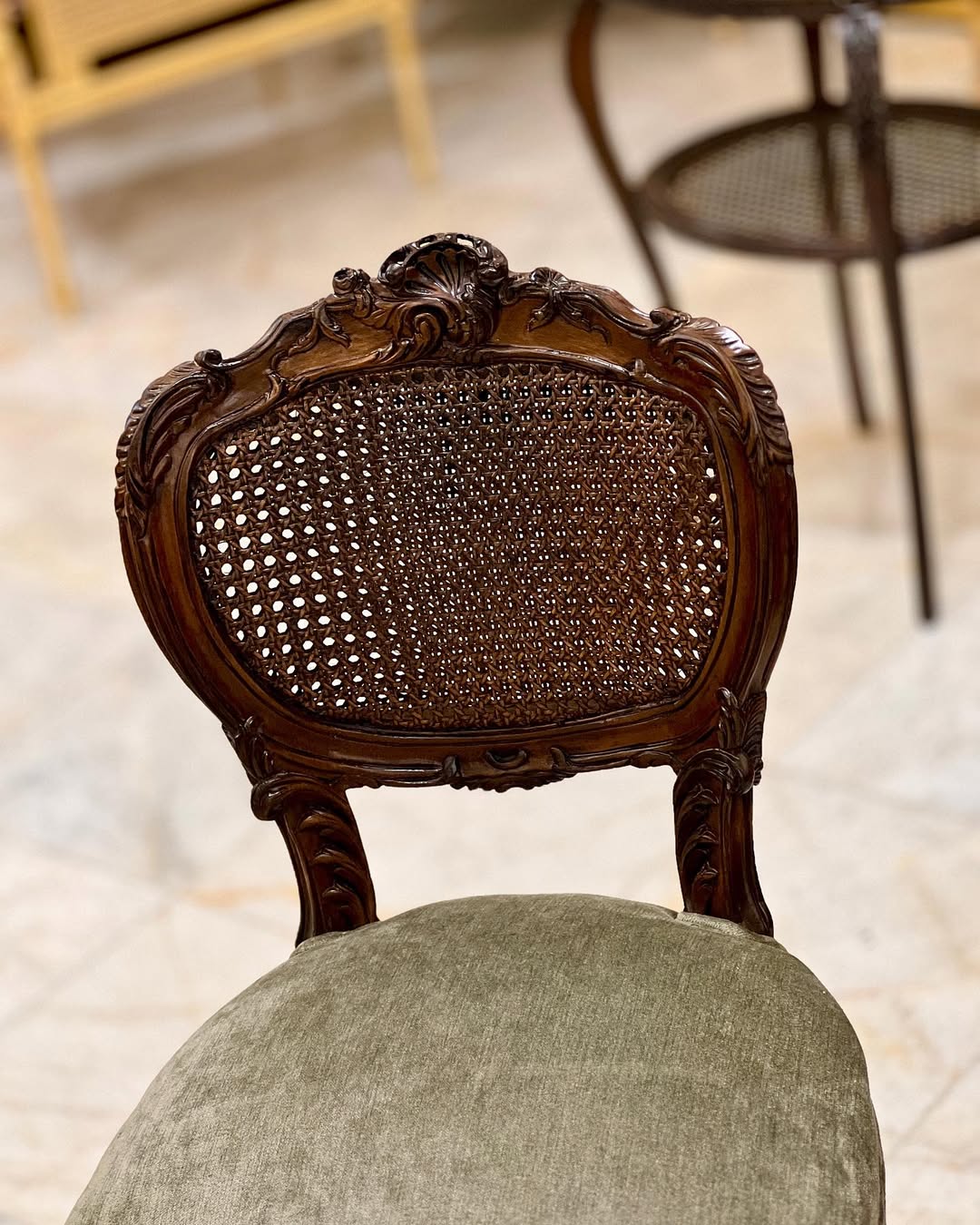 کافی ست گردویی حصیری - 