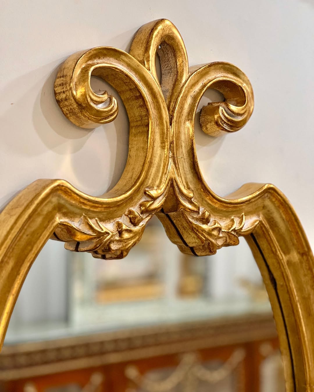 آینه و کنسول دیواری تمام چوب - 