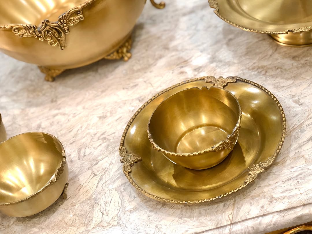 میوه خوری برنجی - 