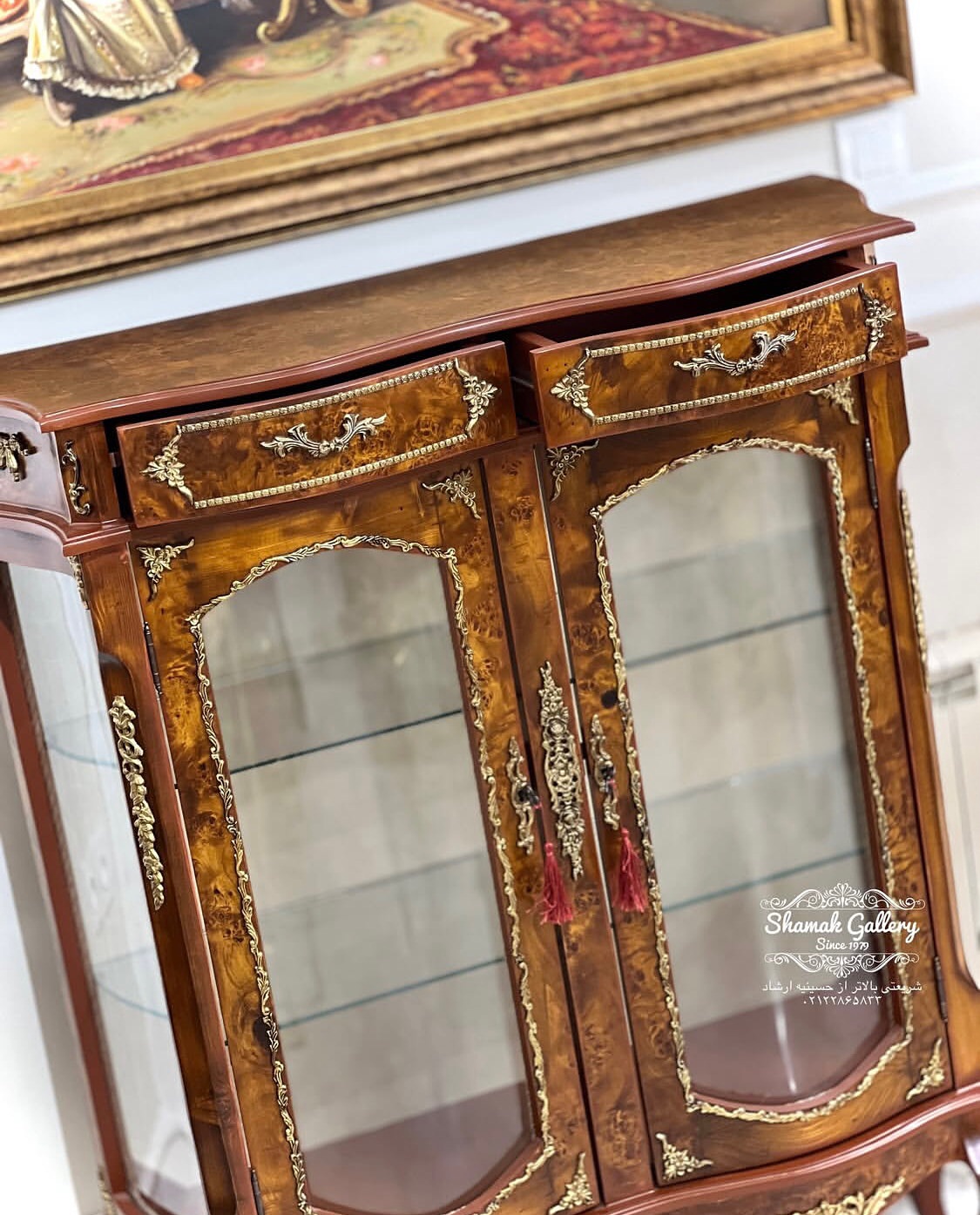 ویترین دودرب هلال بلند رامن - 