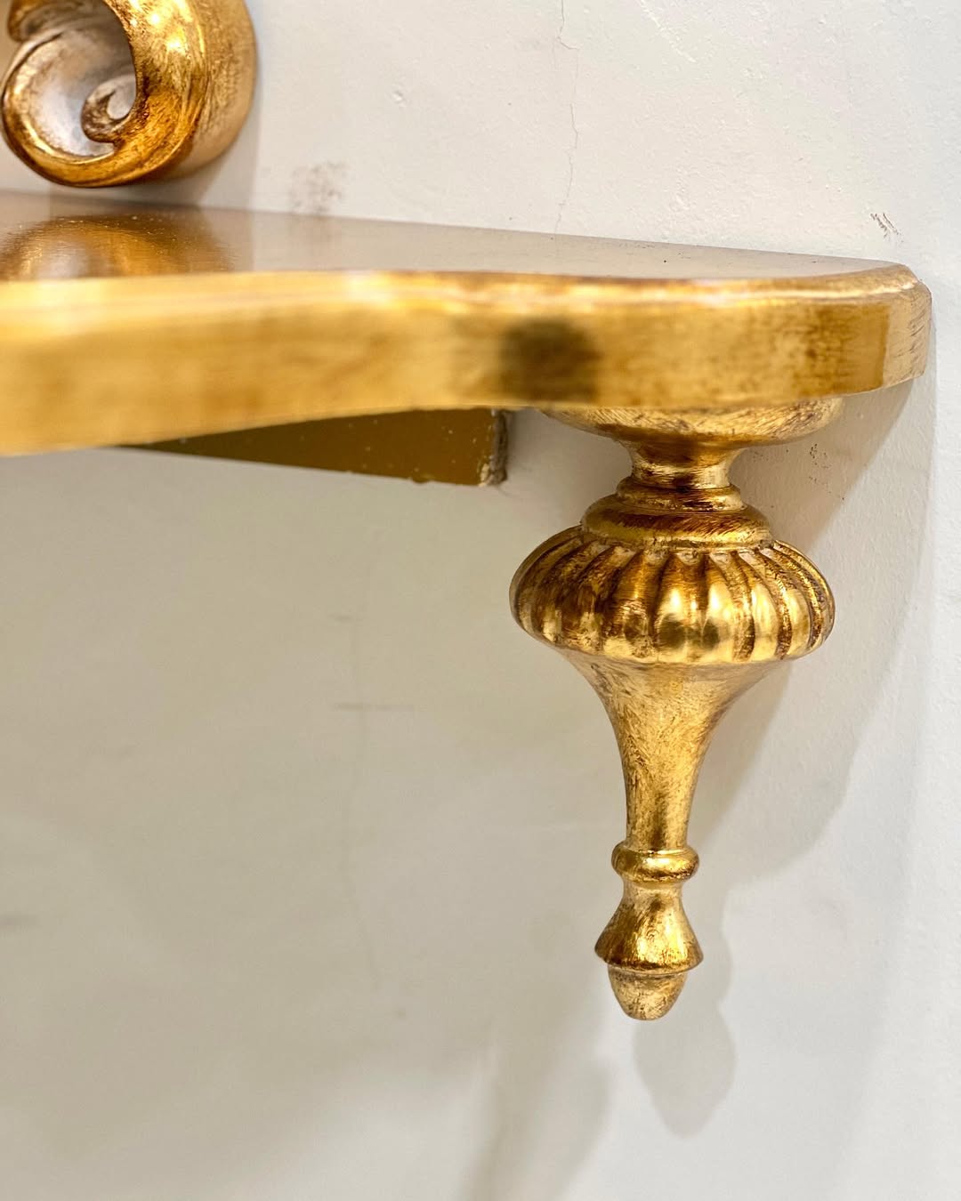 آینه و کنسول دیواری تمام چوب - 