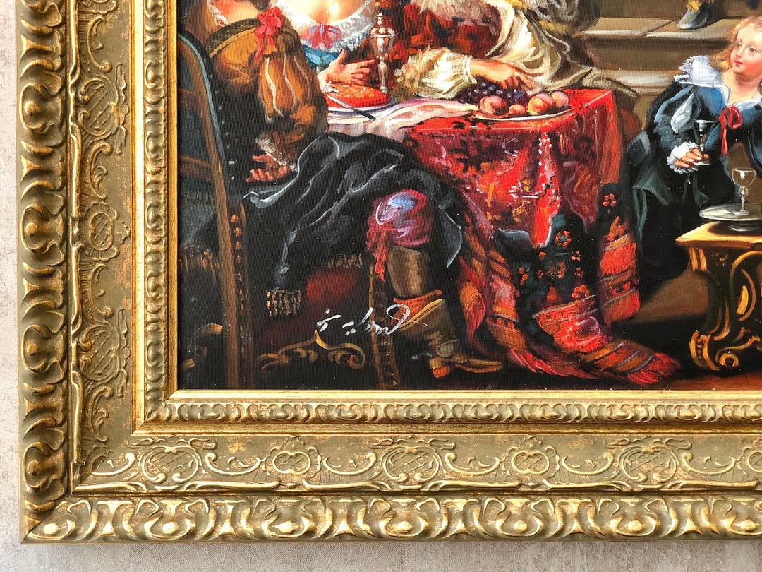 تابلو نقاشی رنگ‌ روغن کاردست - 