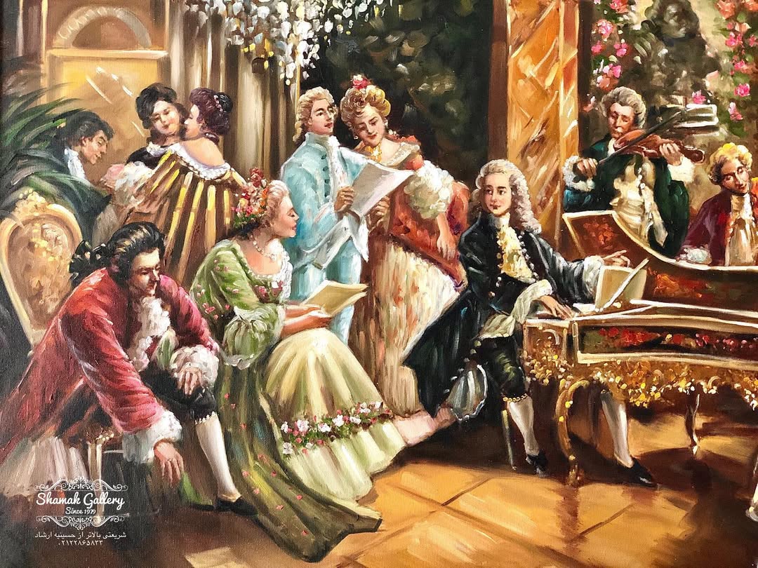 تابلو نقاشی رنگ روغن - 