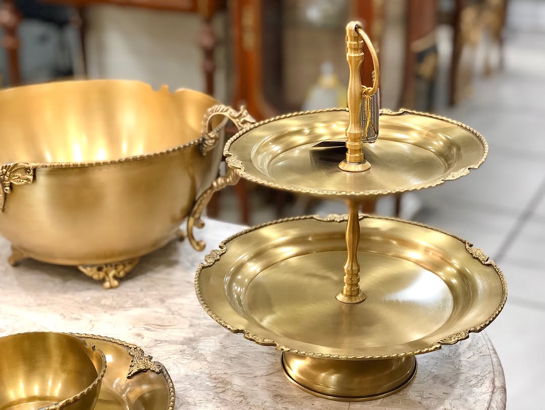 ست پذیرایی برنجی - 