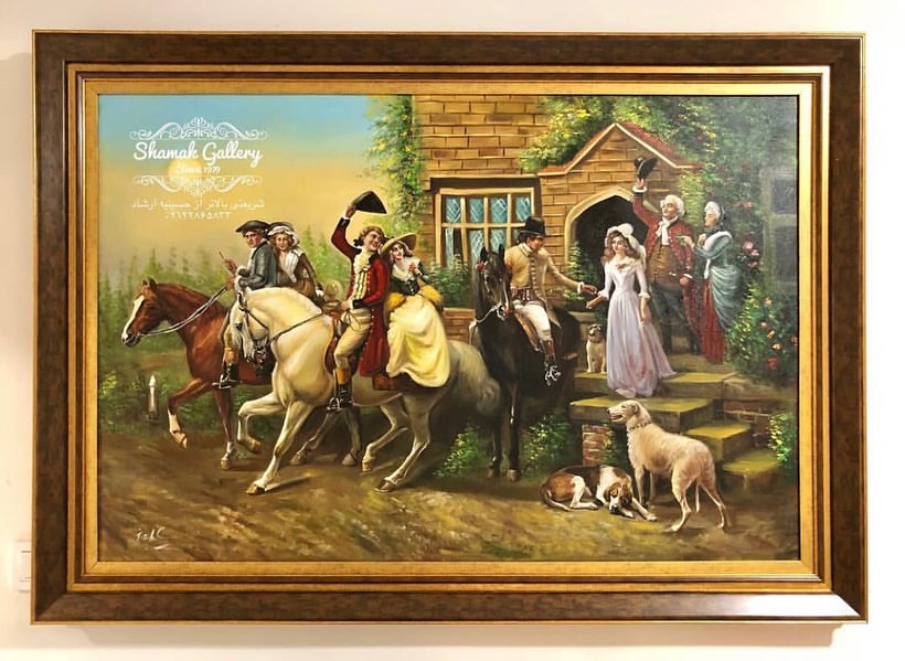 تابلو نقاشی رنگ روغن - 