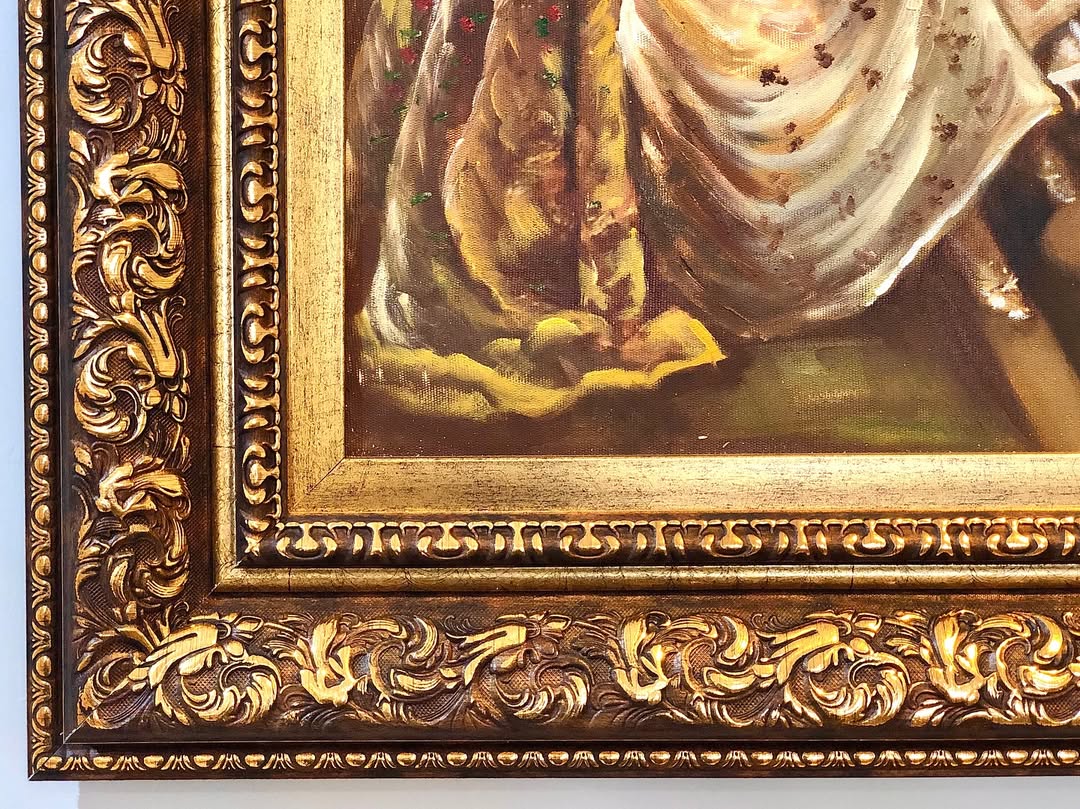 تابلو نقاشی رنگ روغن رقص شاهزادگان  - 