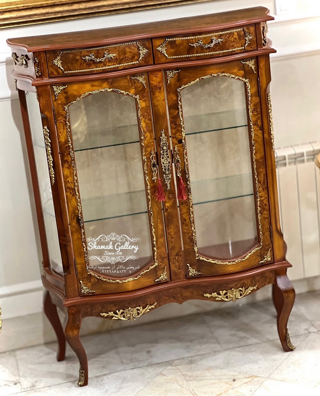 ویترین دودرب هلال بلند رامن - 