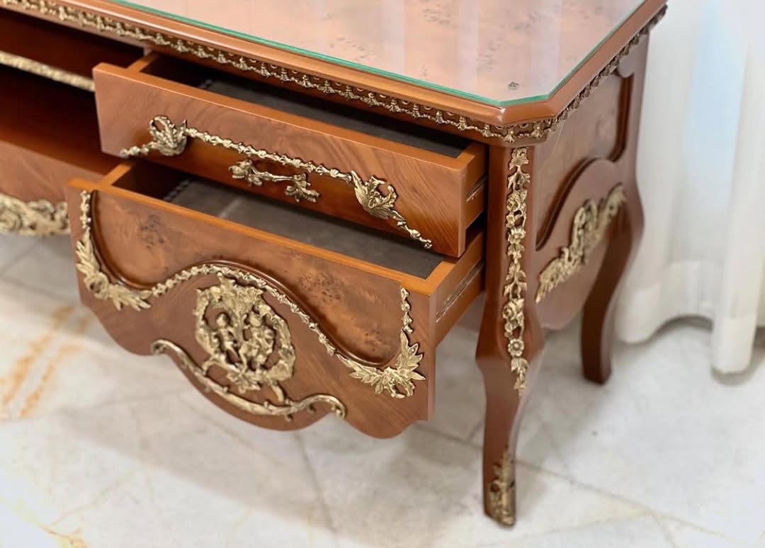 میز تلویزیون 4کشو سارینا 160 سانت برنزکوب - 