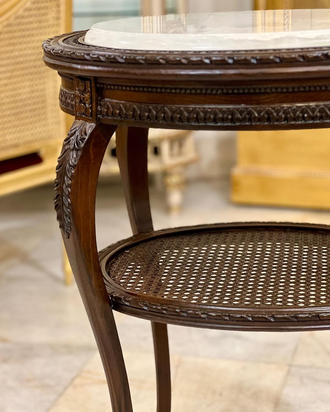 کافی ست گردویی حصیری - 