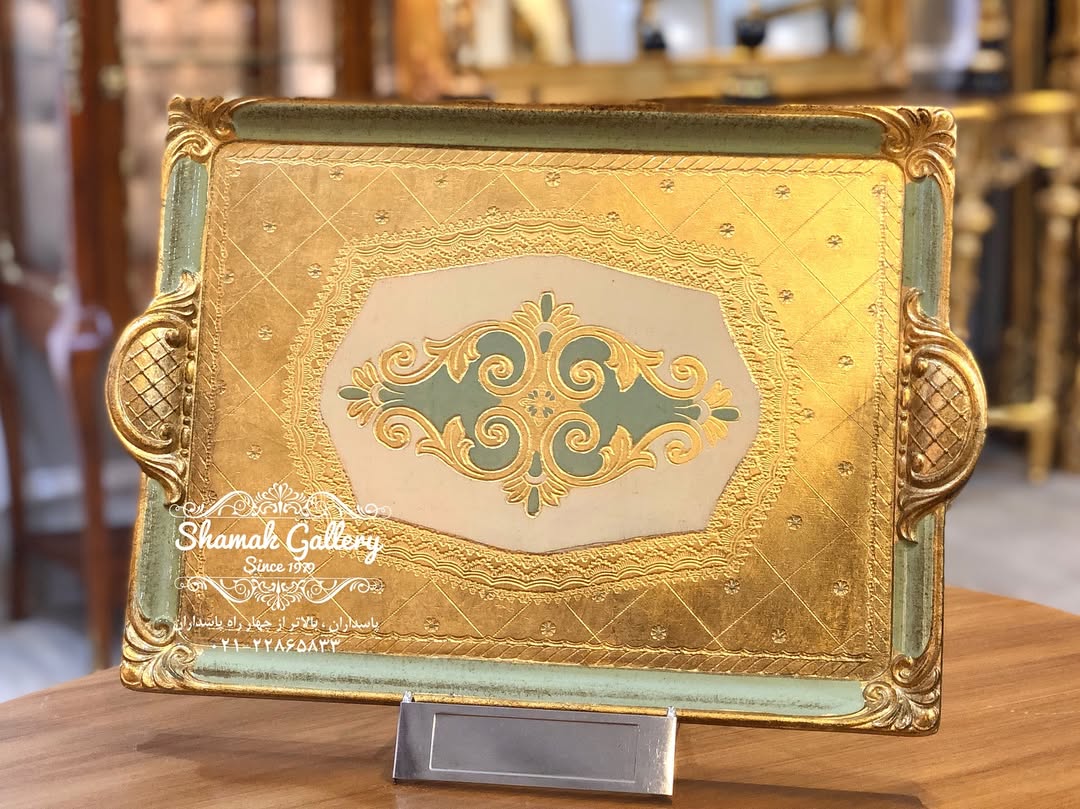 ست چای‌خوری طلاکوب کمبی - 