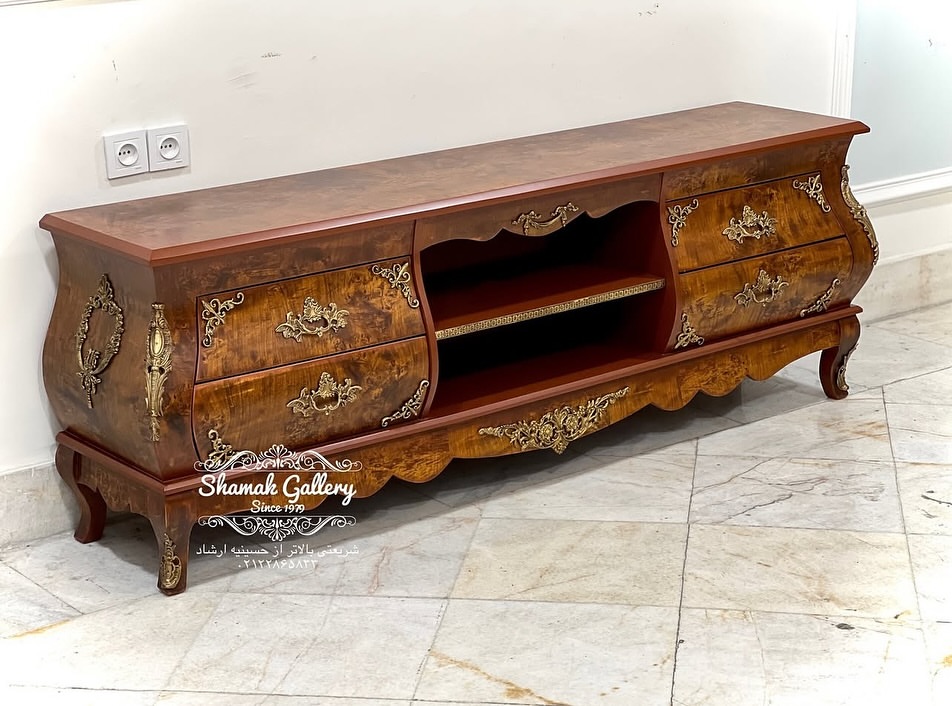 میز تلویزیون گلدانی چهارکشو 200 سانت - 