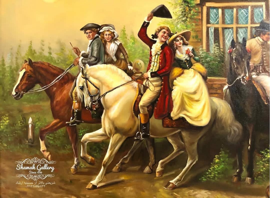 تابلو نقاشی رنگ روغن - 