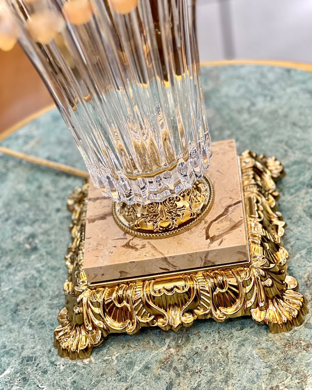 آباژورهای کاپی بلور و برنز وارداتی - 