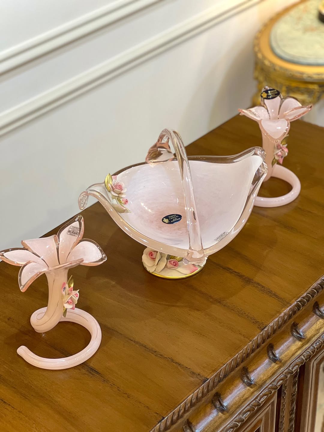 ست مورانو گل چینی - 