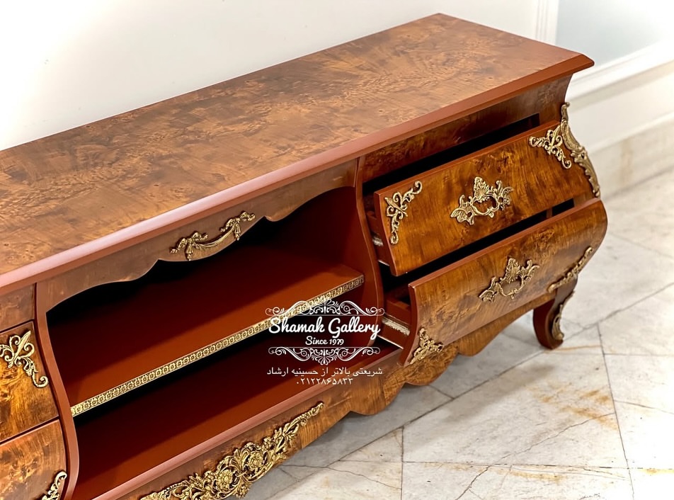 میز تلویزیون گلدانی چهارکشو 180 سانت - 