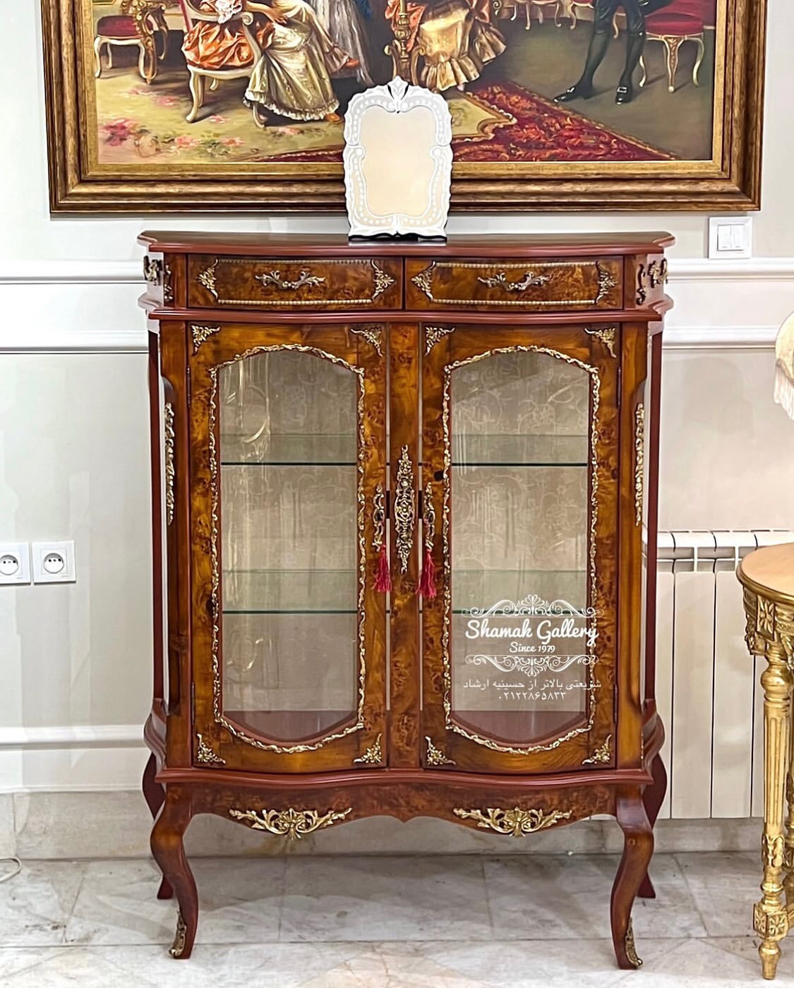 ویترین دودرب هلال بلند رامن - 