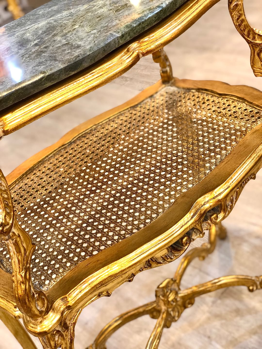 کافی‌تیبل دوطبقه تمام چوب - 