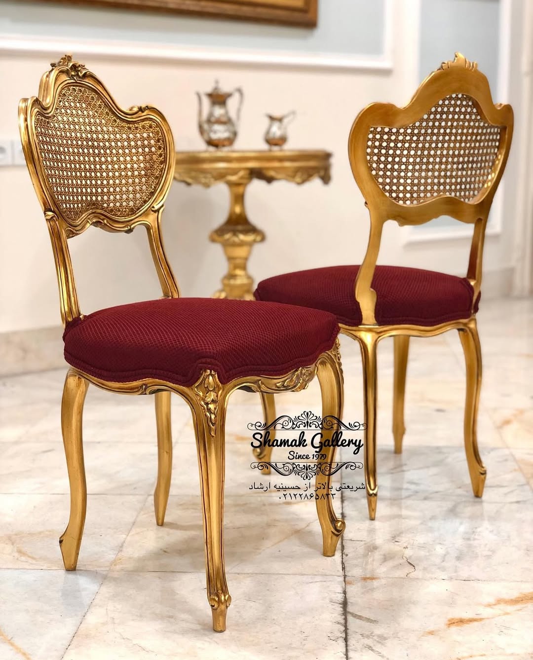 کافی‌ست ورق‌طلا پتینه خاک - ست سه‌تکه - 