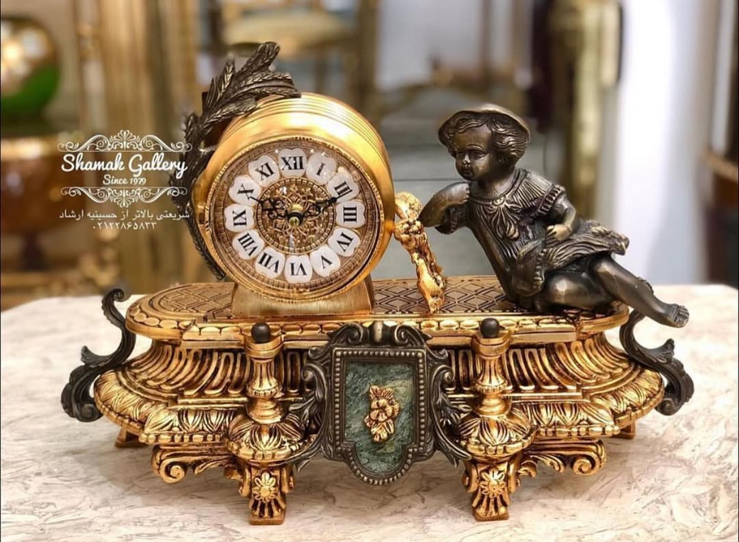 ساعت و شمعدان طرح لام ایتالیا (پرنس) - 