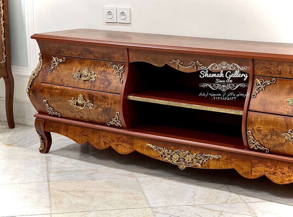 میز تلویزیون گلدانی چهارکشو رامن 160 سانت - 