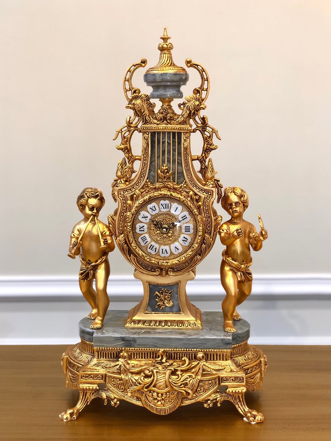 ساعت و شمعدان طرح لام ایتالیا (خروسی) - 