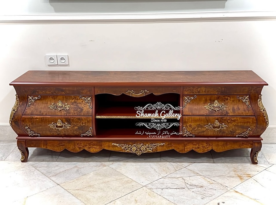 میز تلویزیون گلدانی چهارکشو 180 سانت - 