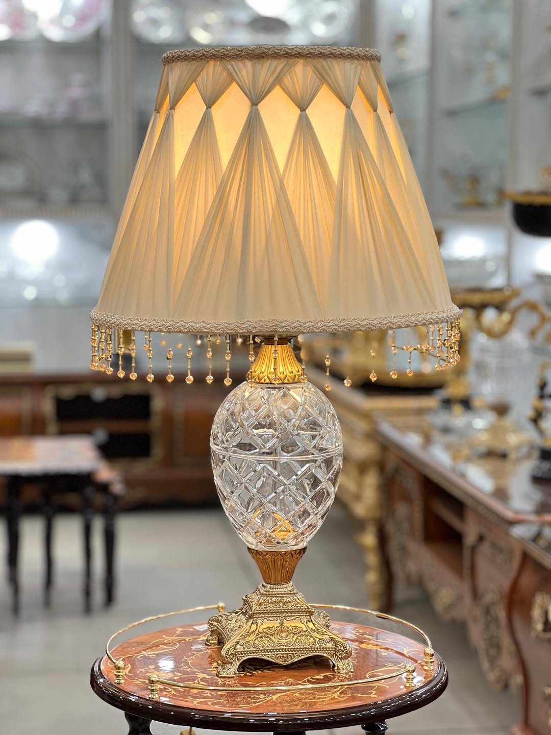 آباژورهای کاپی بلور و فلزی وارداتی - 