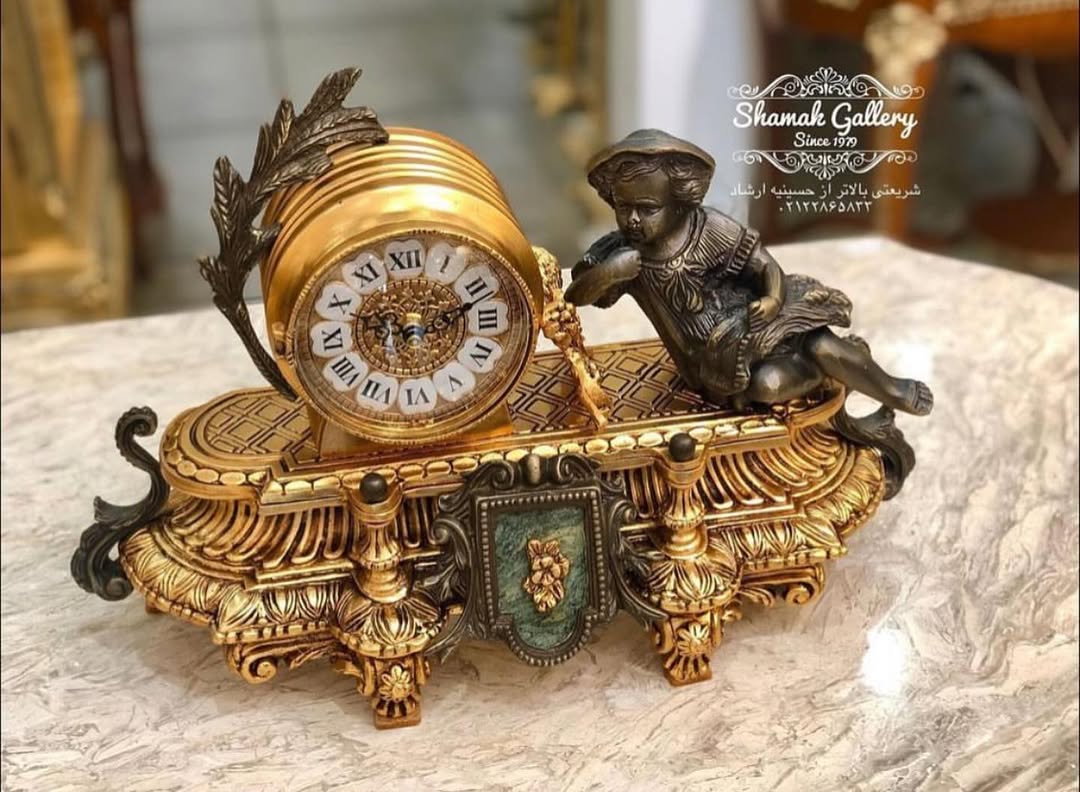 ساعت و شمعدان طرح لام ایتالیا (پرنس) - 