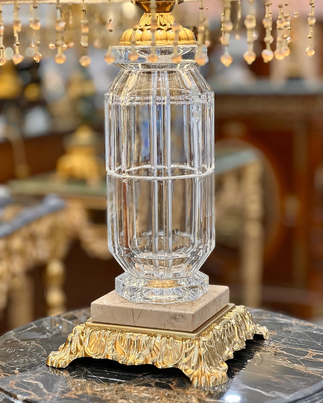 آباژور کاپی بلور و برنز وارداتی - 