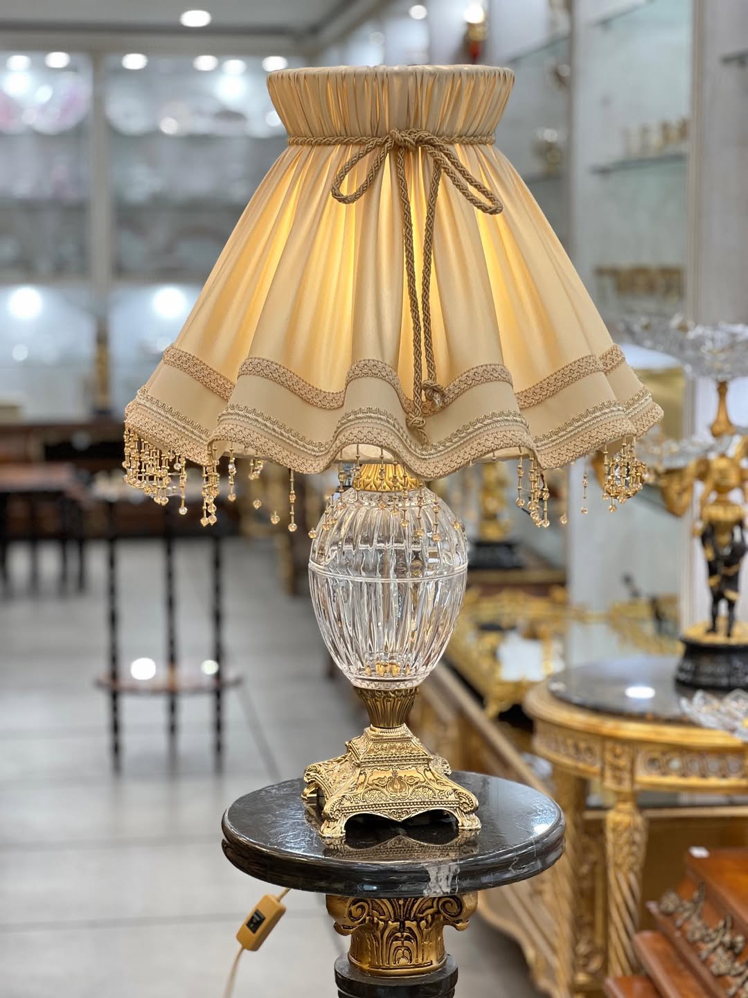 آباژورهای کاپی بلور و فلزی وارداتی - 