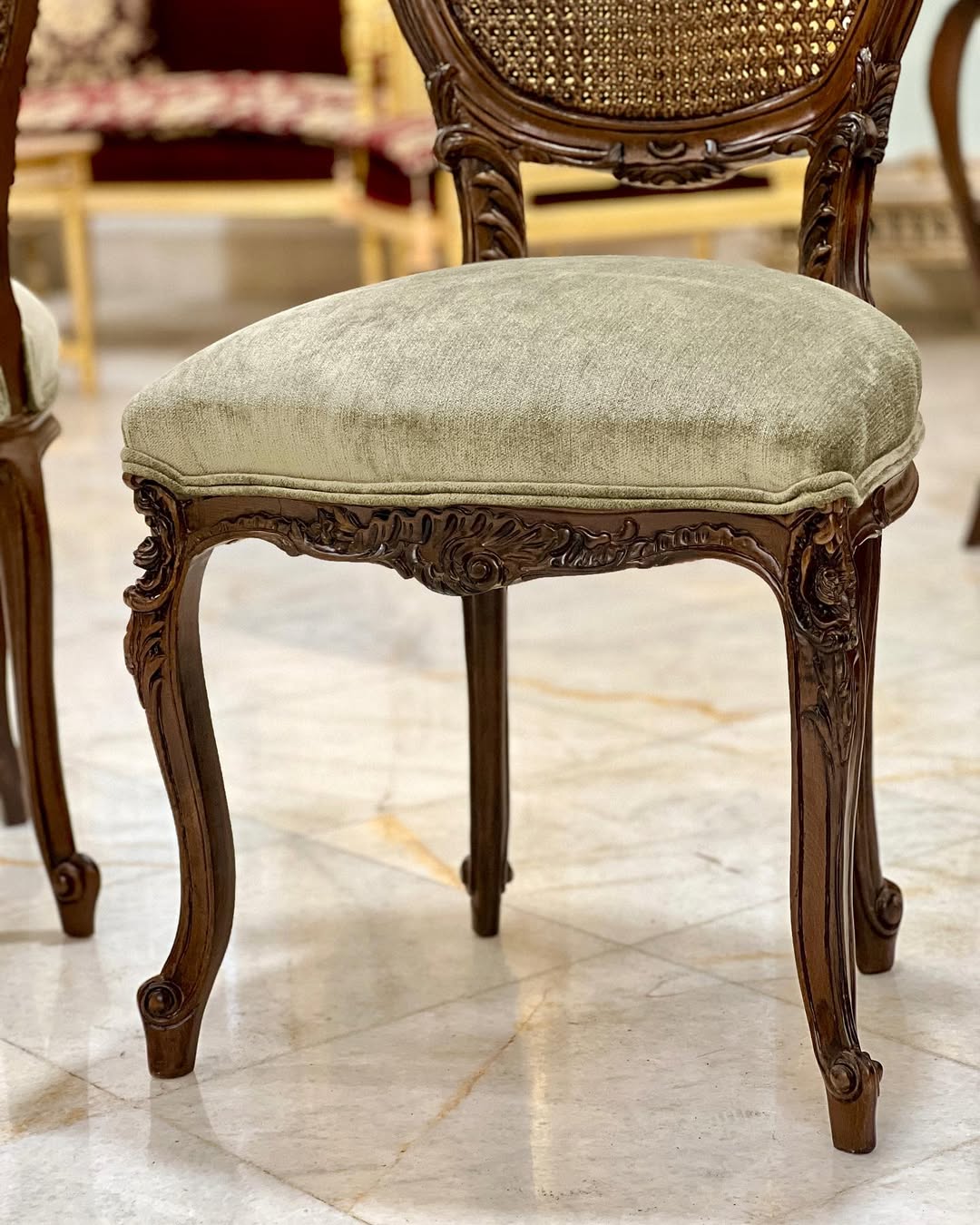 کافی ست گردویی حصیری - 