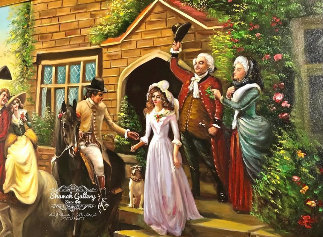 تابلو نقاشی رنگ روغن - 