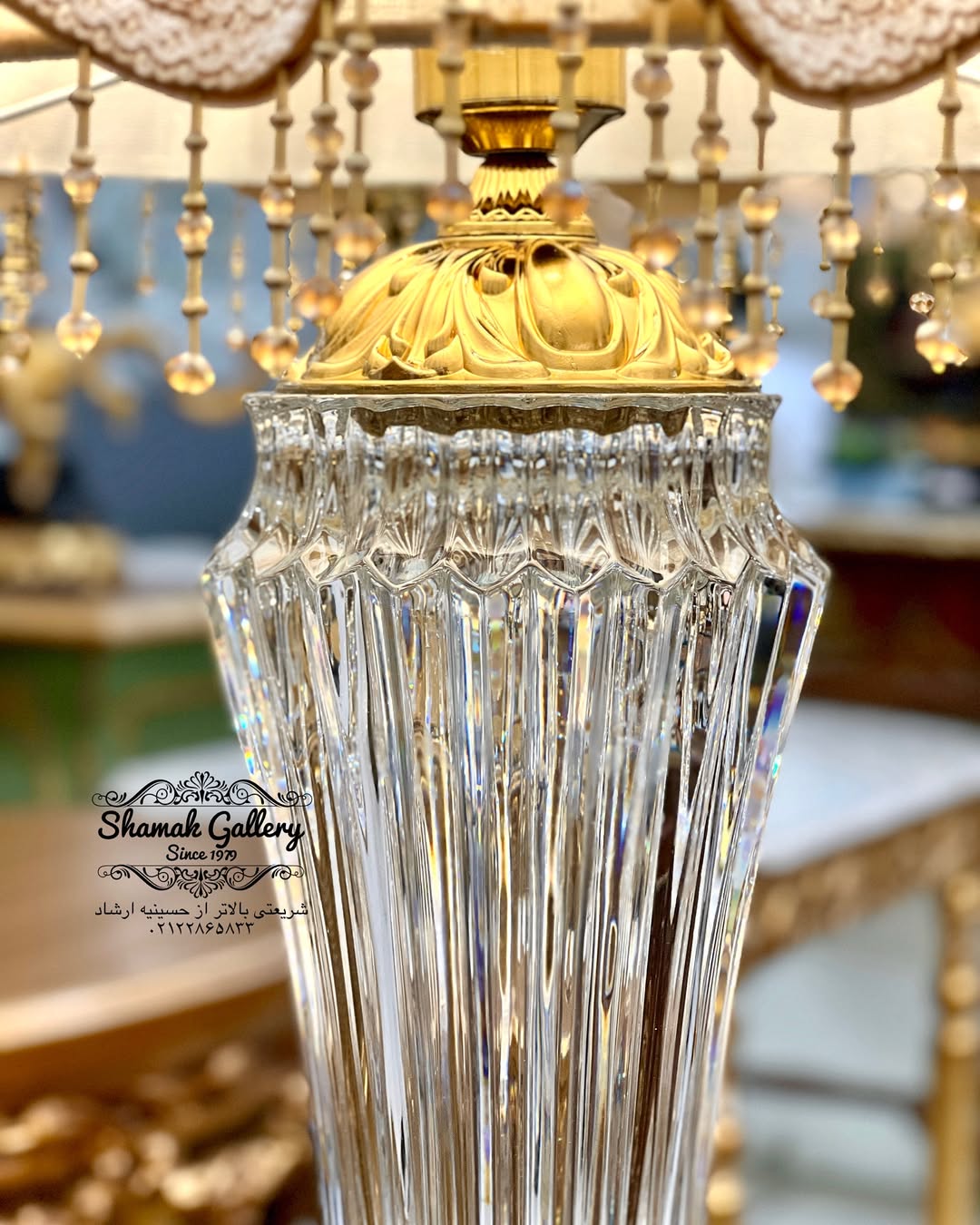 آباژورهای کاپی بلور و برنز وارداتی - 