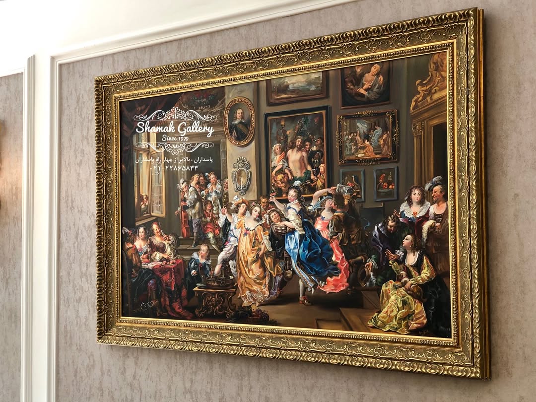 تابلو نقاشی رنگ‌ روغن کاردست - 