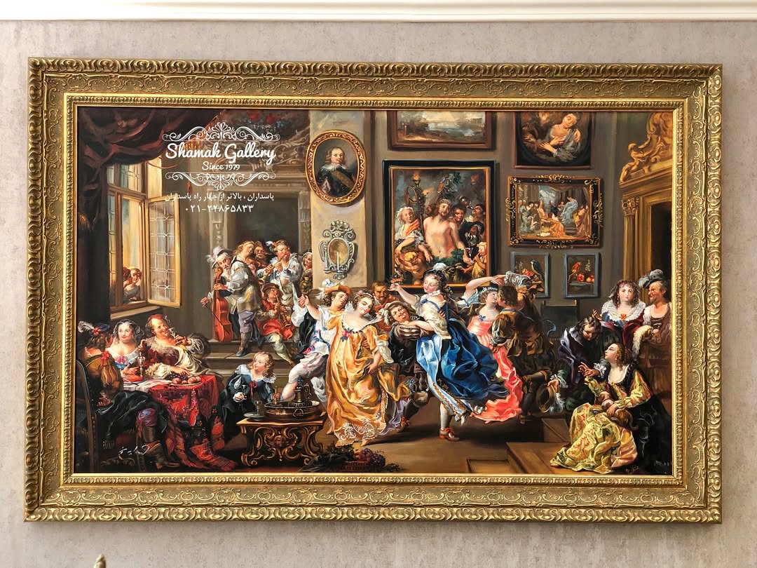 تابلو نقاشی رنگ‌ روغن کاردست - 